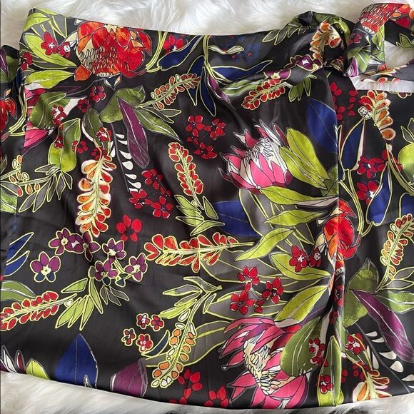 Chico’s botanical print sarong black (3) - Picture 7 of 12